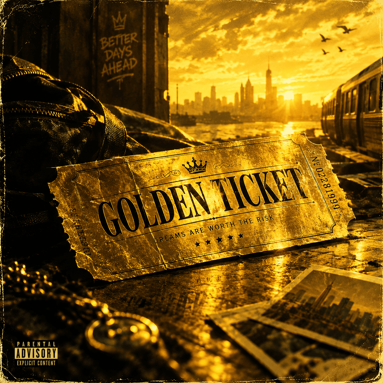 "GOLDEN TICKET" - Trap beat kapağı - MadMert Beats