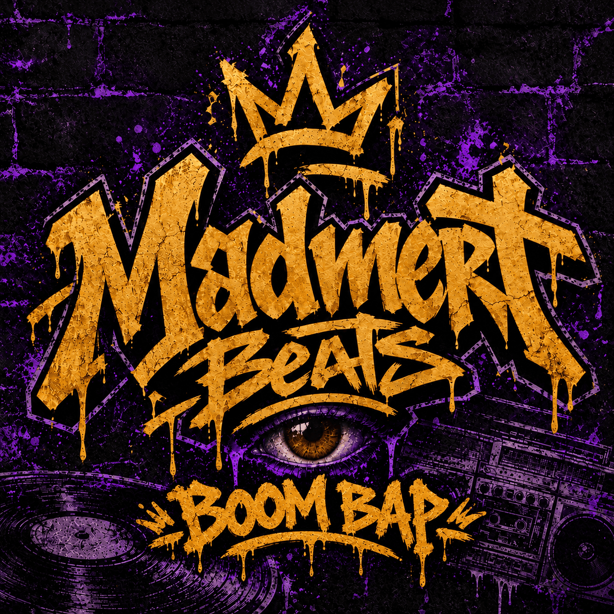 "BOOM BAP" - Boom Bap beat kapağı - MadMert Beats
